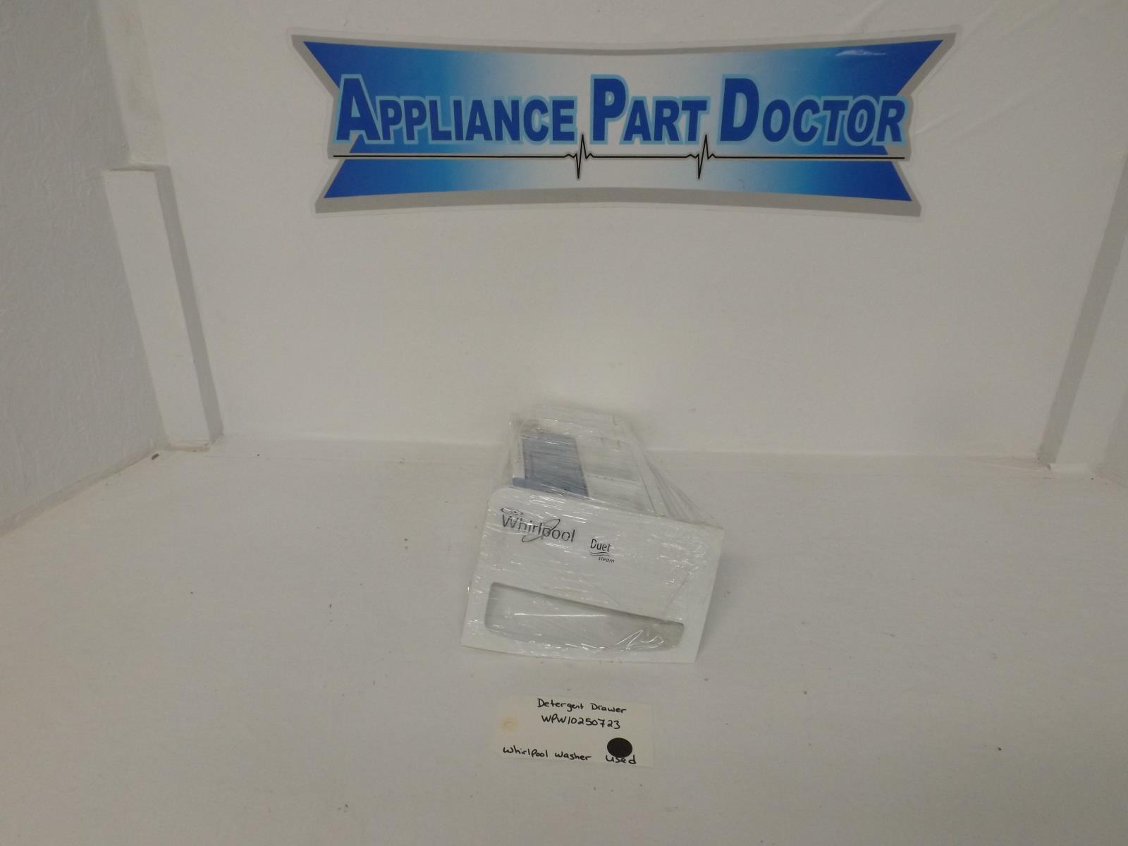 Whirlpool Washer WPW10250723 Detergent Drawer Used Whirlpool Washer WPW10250723 Detergent Drawer Used